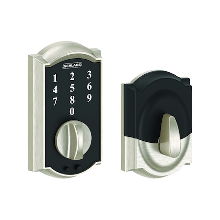 Schlage Deadbolt Touch Sat Nkl BE375VCAM619